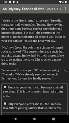 An Odyssey Echoes of War android App screenshot 0