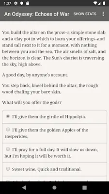 An Odyssey Echoes of War android App screenshot 1
