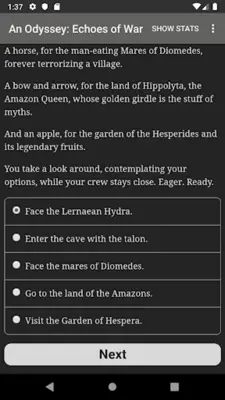 An Odyssey Echoes of War android App screenshot 2