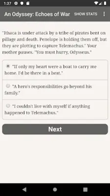 An Odyssey Echoes of War android App screenshot 3