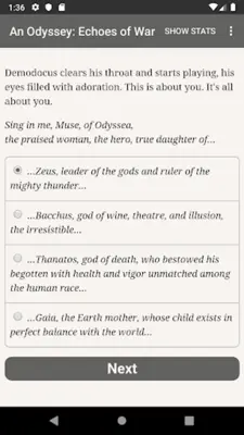 An Odyssey Echoes of War android App screenshot 4
